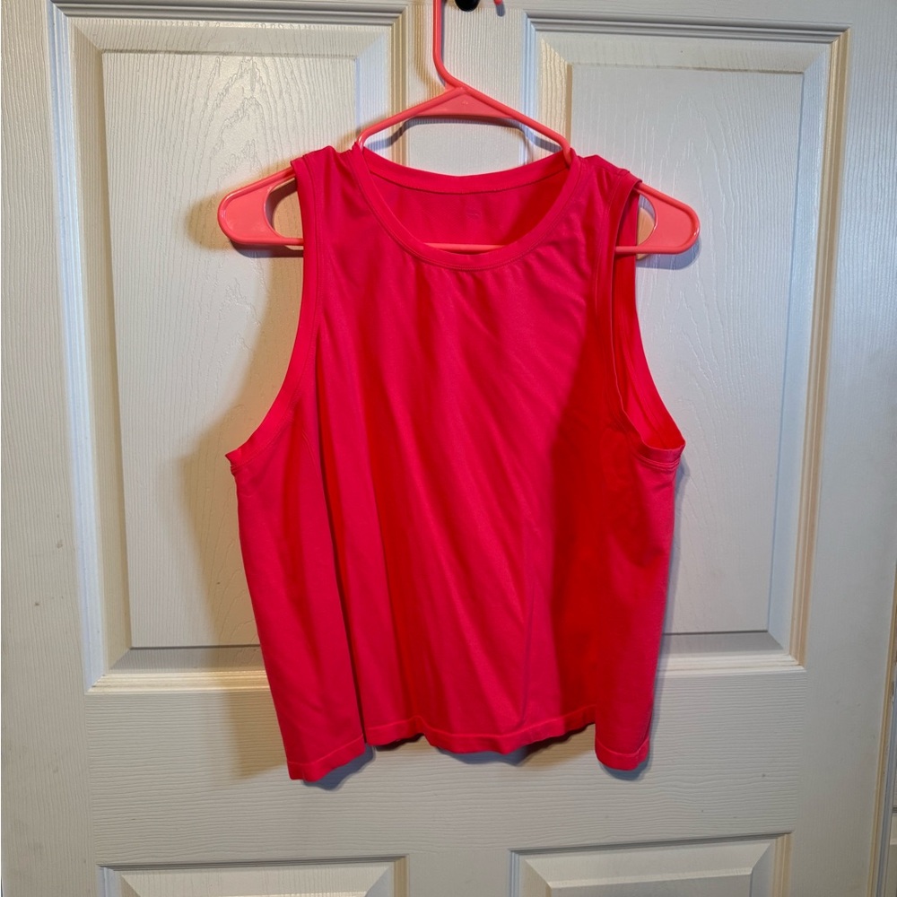 Fabletics Women's Bright Pink Athletic Tank Top